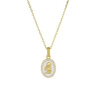 Collana Amen Donna Angelo custode in Argento Zircone CLANSMGB - CLANSMGB